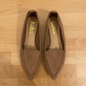 Lulu’s | Emmy Camel Faux Suede Pointed Loafers